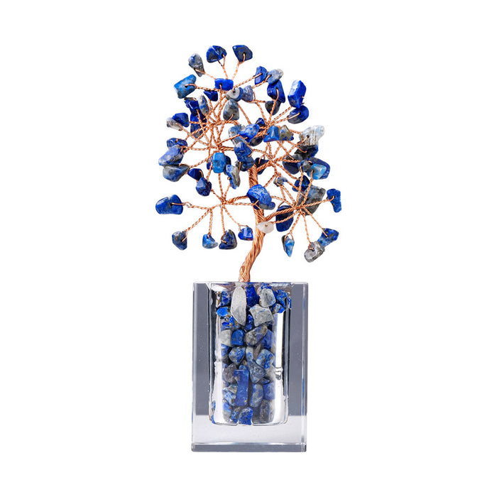 Stone Chip Fan Tree on a Rectangular Base · 63 & 105-Piece Options