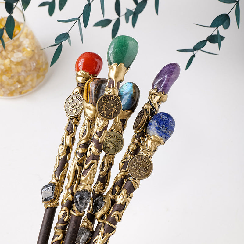 Zodiac Stone Wand | Twelve Signs & Full Set