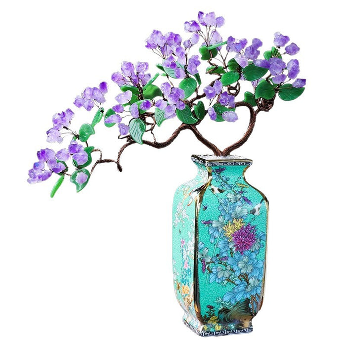 Stone Blossom Tree — Vase & Stone-Base Styles