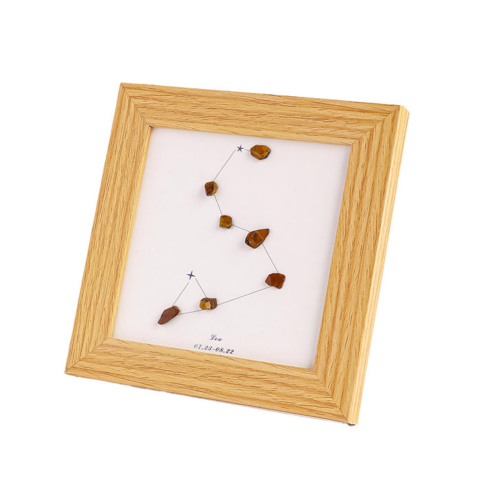 Zodiac Stone Constellation Frame | 12 Sign Designs