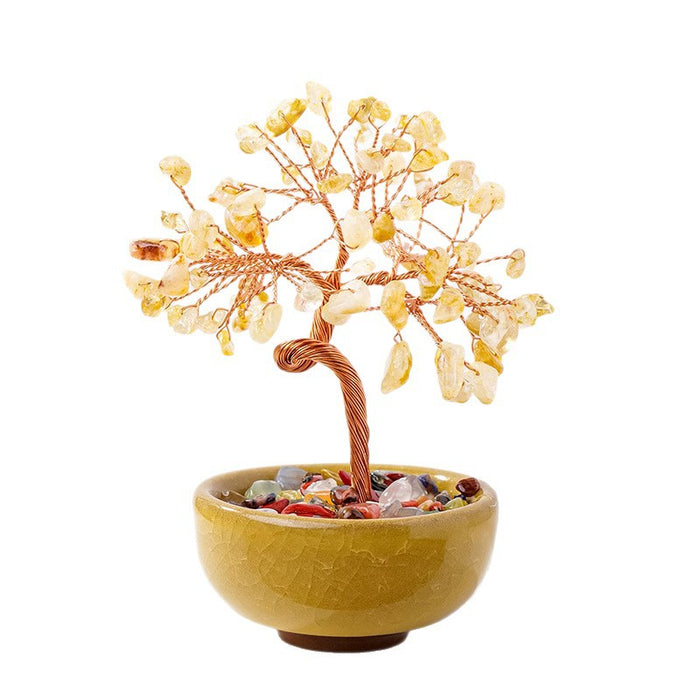 Stone Chip Trees in Glazed Bowls · 32 Material & Count Options
