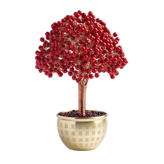 Hundred Blessings Bowl Tree · Cinnabar & Stone Canopy Styles