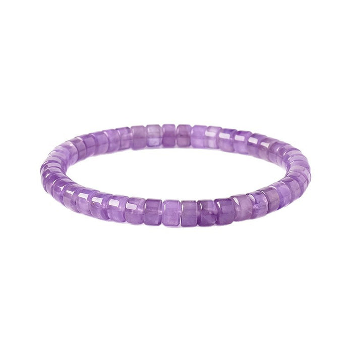 Stone Disc Bead Bracelet · Fourteen Color Styles