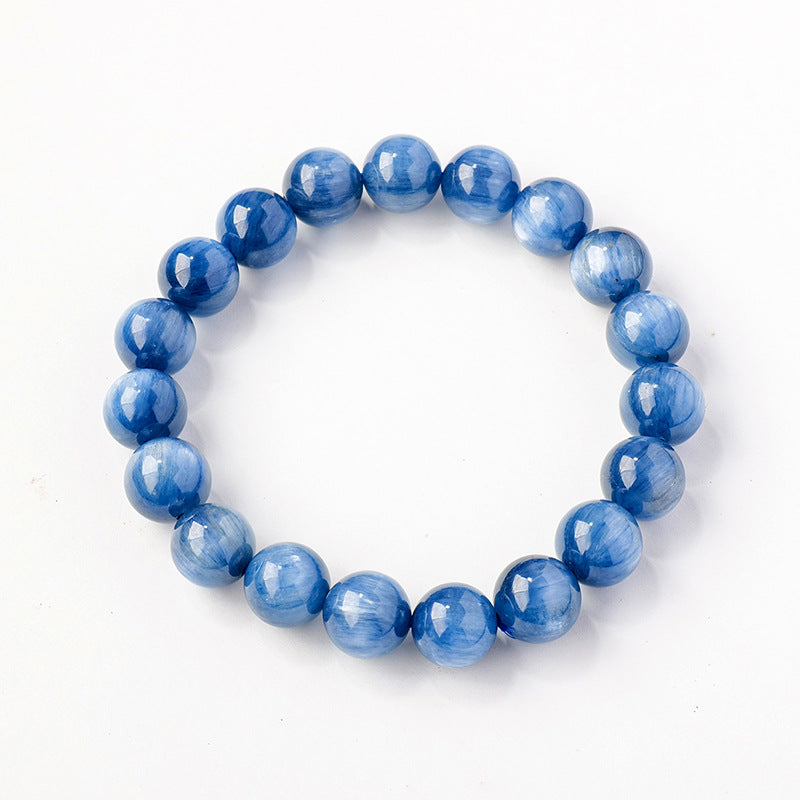 Kyanite Round Bead Bracelet