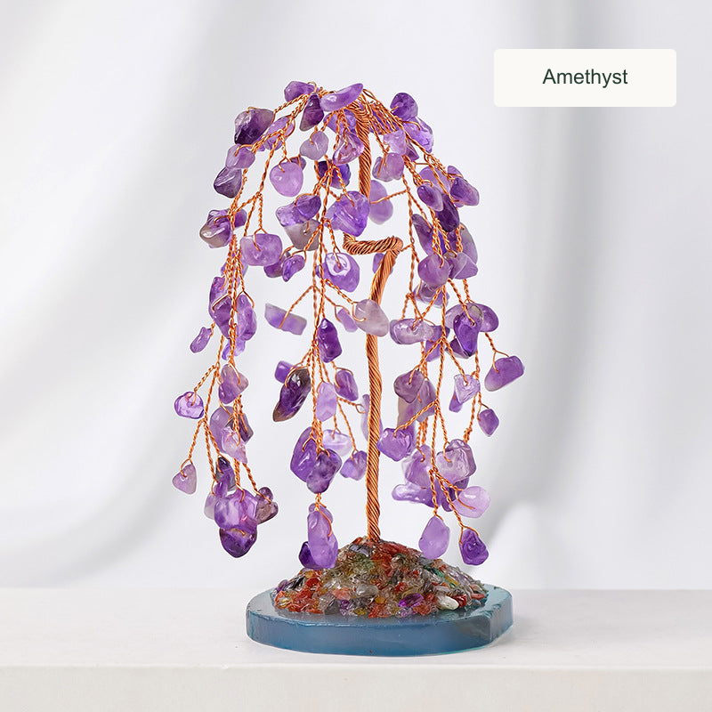 Amethyst crystal tree — original product photo with English option label