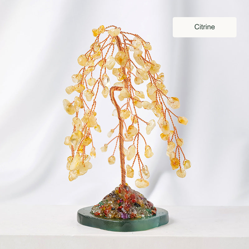 Citrine crystal tree — original product photo with English option label