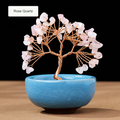 Rose Quartz decorative tree — English option label