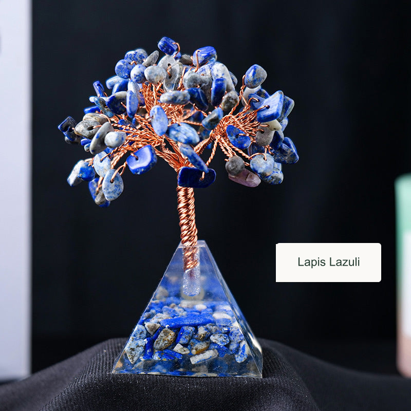 Lapis Lazuli crystal tree — English option label