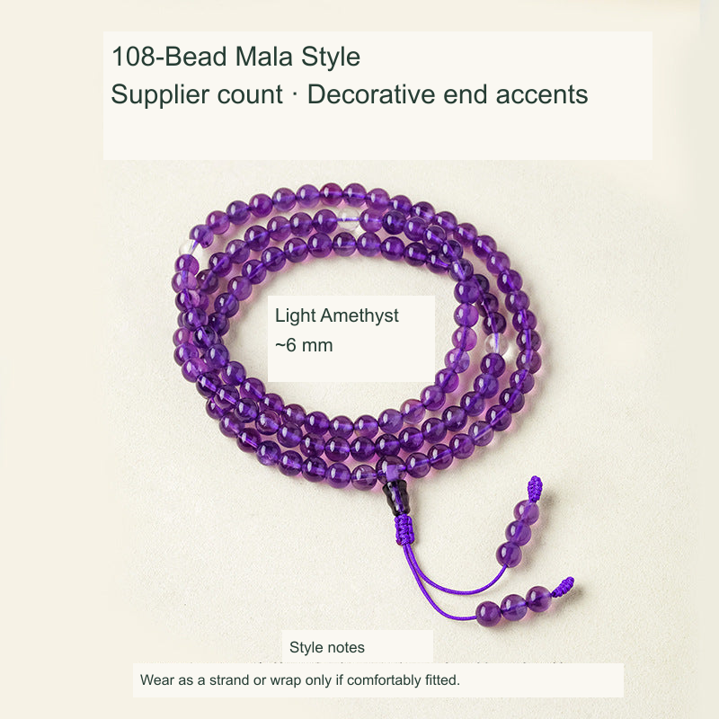 Original bead jewelry with English material/style and specification labels; product unchanged