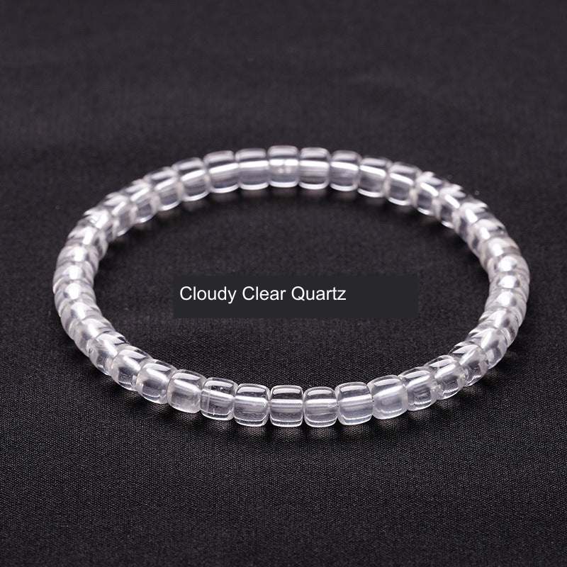 Original bead jewelry with English material/style and specification labels; product unchanged