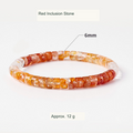 Original bead jewelry with English material/style and specification labels; product unchanged