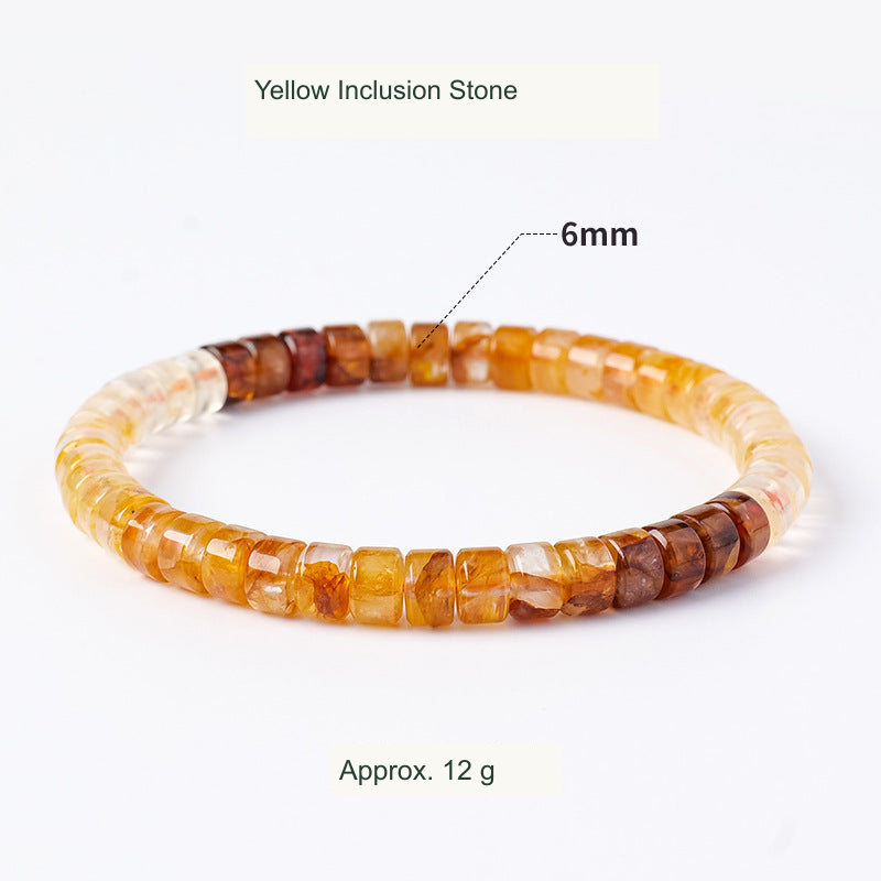 Original bead jewelry with English material/style and specification labels; product unchanged