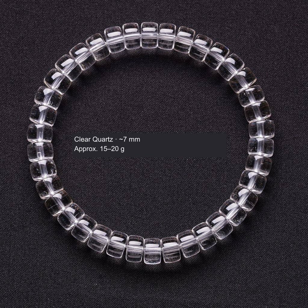 Original bead jewelry with English material/style and specification labels; product unchanged