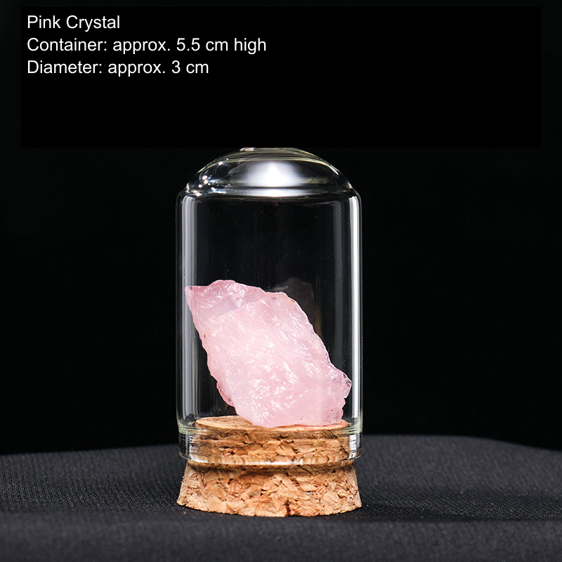 Actual mineral display SKU; English source material and container dimensions, physical specimen unchanged