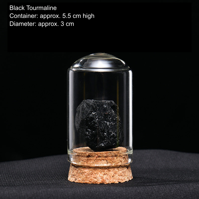 Actual mineral display SKU; English source material and container dimensions, physical specimen unchanged
