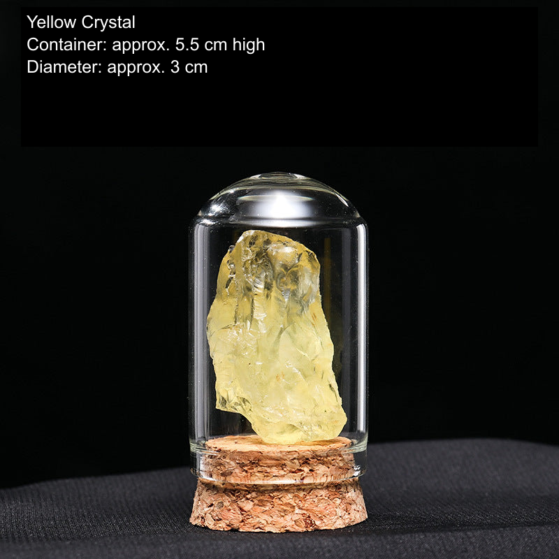 Actual mineral display SKU; English source material and container dimensions, physical specimen unchanged