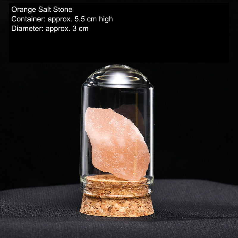Actual mineral display SKU; English source material and container dimensions, physical specimen unchanged