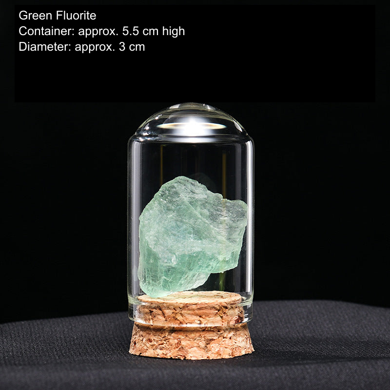 Actual mineral display SKU; English source material and container dimensions, physical specimen unchanged