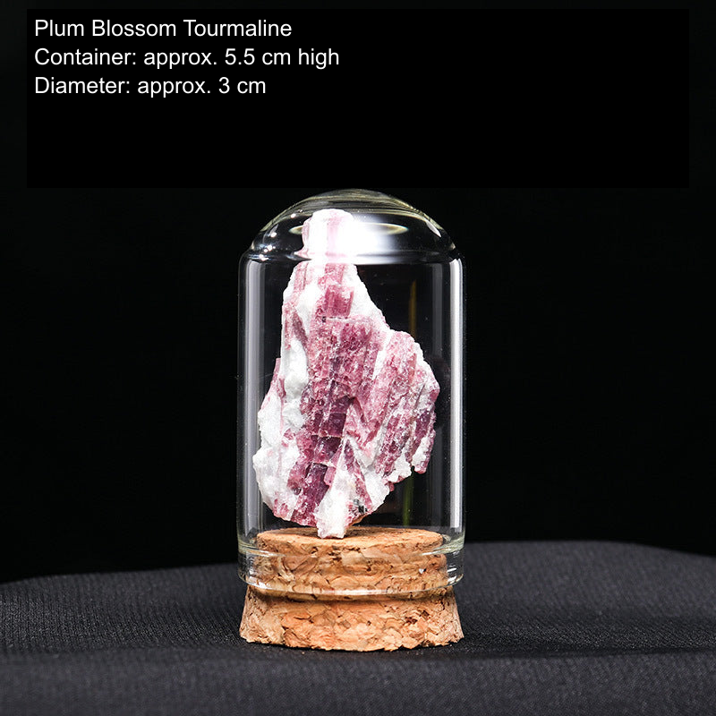 Actual mineral display SKU; English source material and container dimensions, physical specimen unchanged
