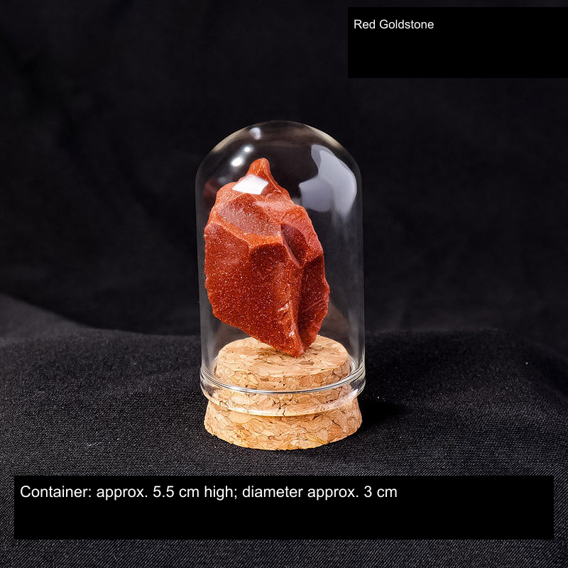 Actual mineral display SKU; English source material and container dimensions, physical specimen unchanged