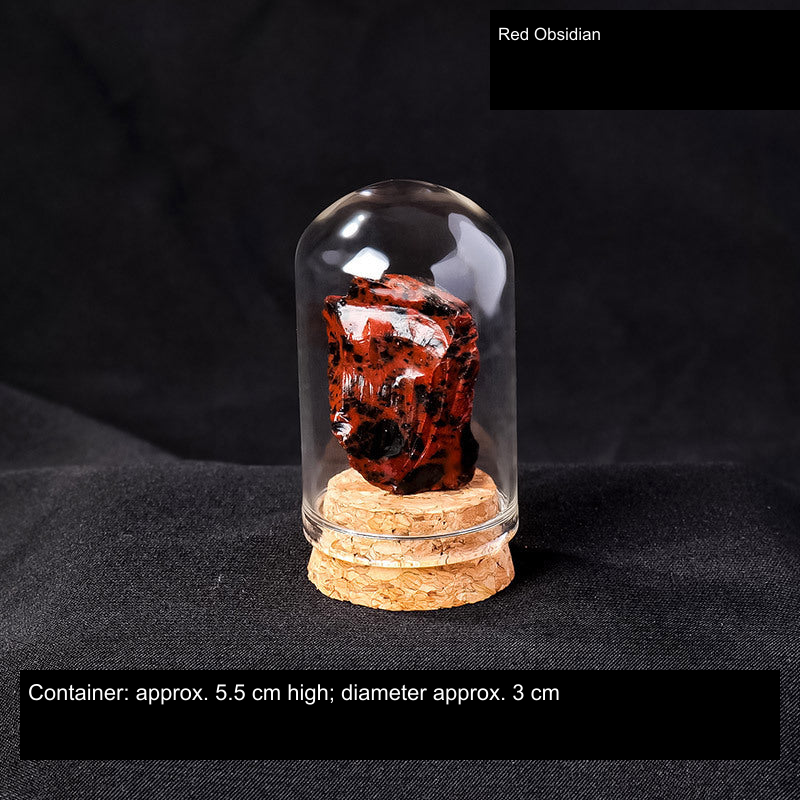 Actual mineral display SKU; English source material and container dimensions, physical specimen unchanged