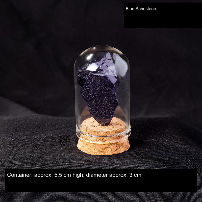 Actual mineral display SKU; English source material and container dimensions, physical specimen unchanged