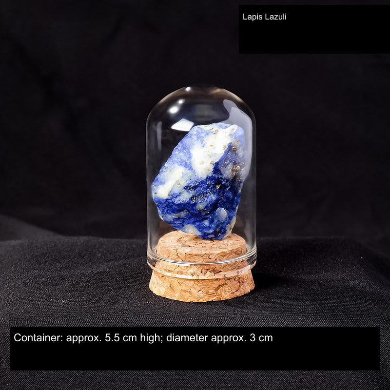 Actual mineral display SKU; English source material and container dimensions, physical specimen unchanged