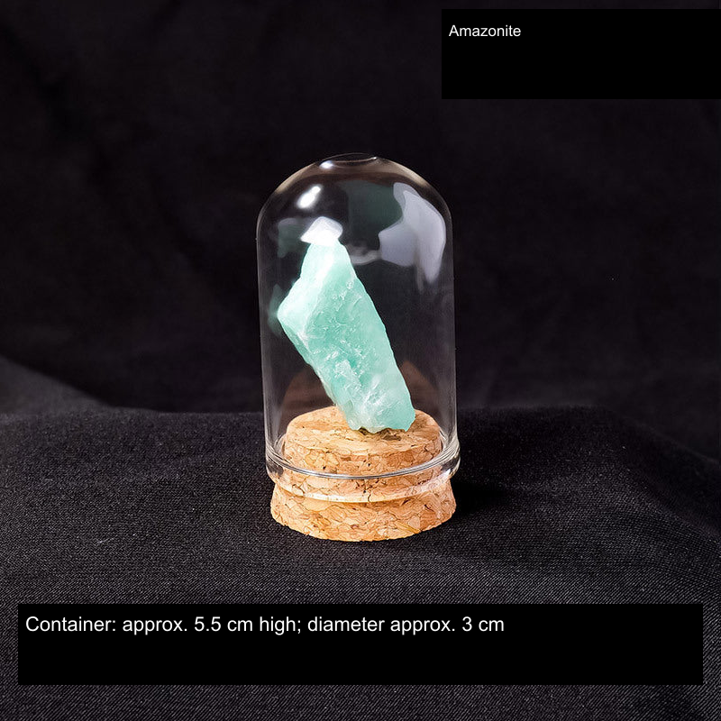 Actual mineral display SKU; English source material and container dimensions, physical specimen unchanged