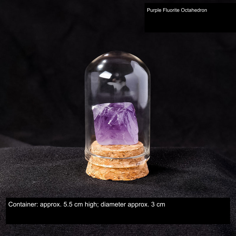 Actual mineral display SKU; English source material and container dimensions, physical specimen unchanged