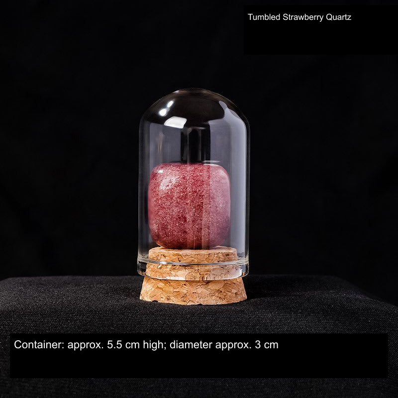 Actual mineral display SKU; English source material and container dimensions, physical specimen unchanged
