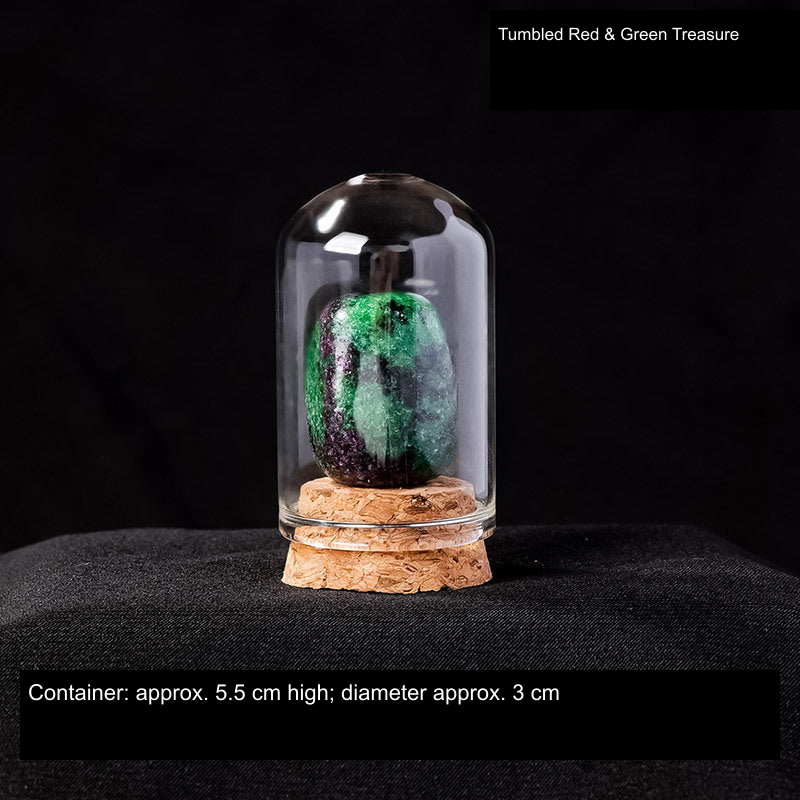 Actual mineral display SKU; English source material and container dimensions, physical specimen unchanged