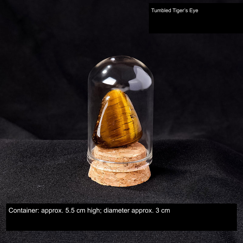 Actual mineral display SKU; English source material and container dimensions, physical specimen unchanged