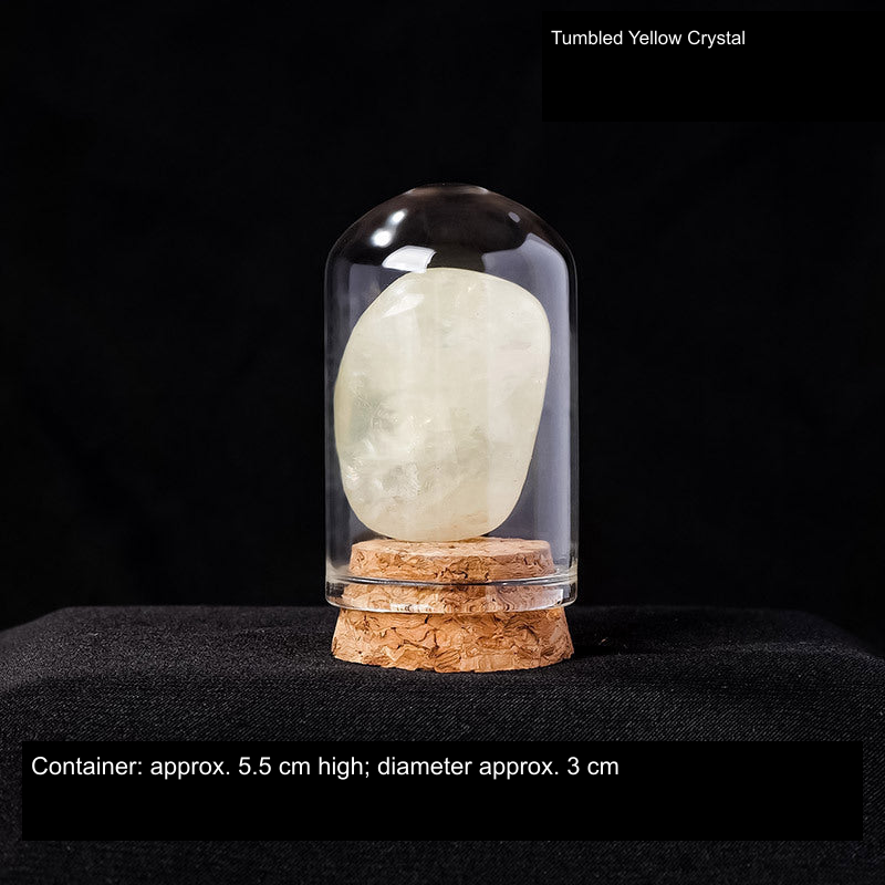 Actual mineral display SKU; English source material and container dimensions, physical specimen unchanged