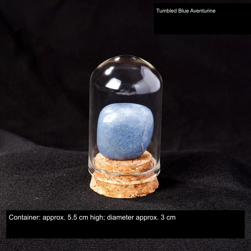 Actual mineral display SKU; English source material and container dimensions, physical specimen unchanged