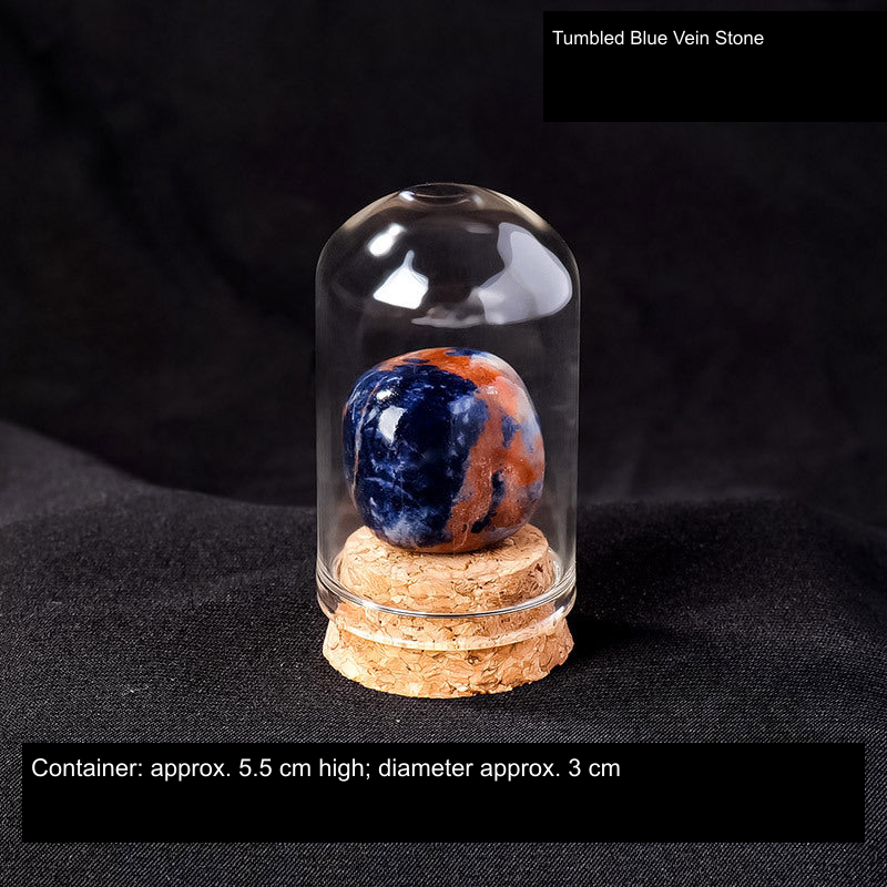 Actual mineral display SKU; English source material and container dimensions, physical specimen unchanged