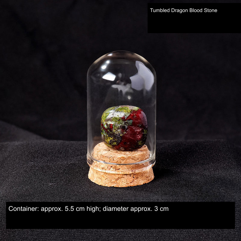 Actual mineral display SKU; English source material and container dimensions, physical specimen unchanged