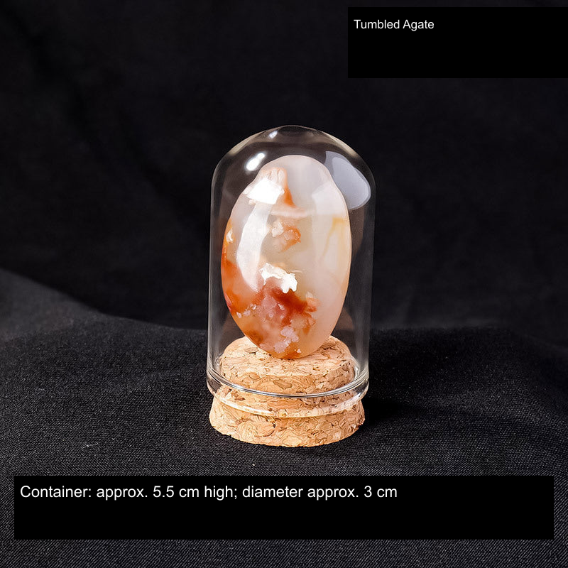 Actual mineral display SKU; English source material and container dimensions, physical specimen unchanged