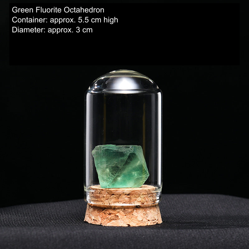 Actual mineral display SKU; English source material and container dimensions, physical specimen unchanged