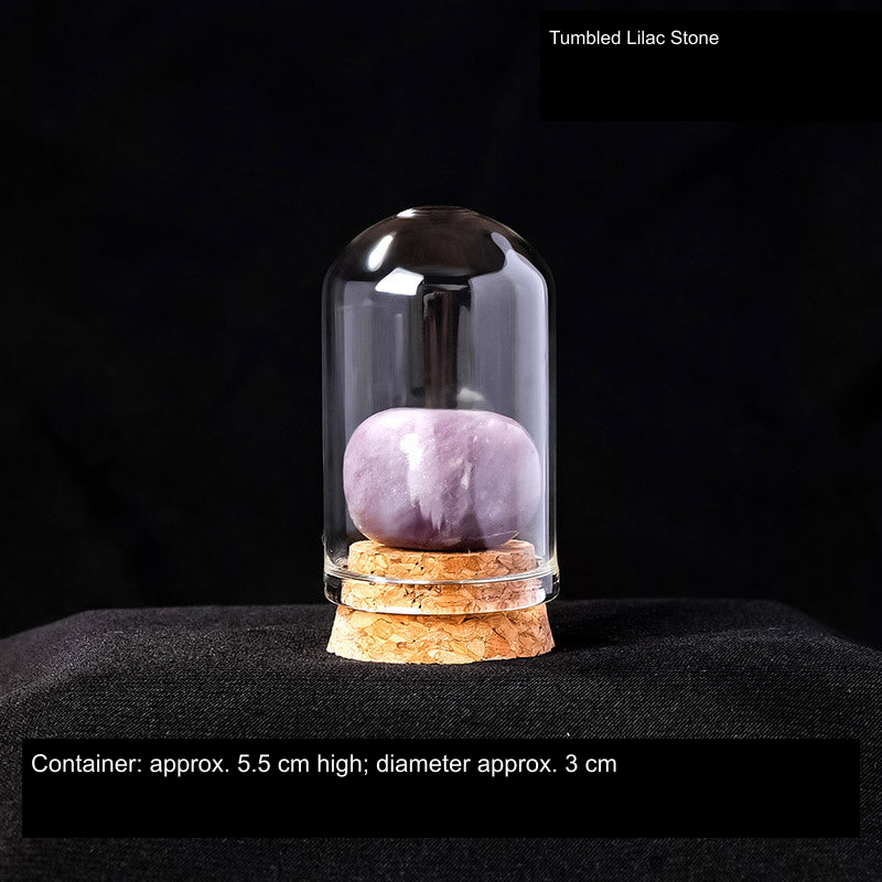 Actual mineral display SKU; English source material and container dimensions, physical specimen unchanged