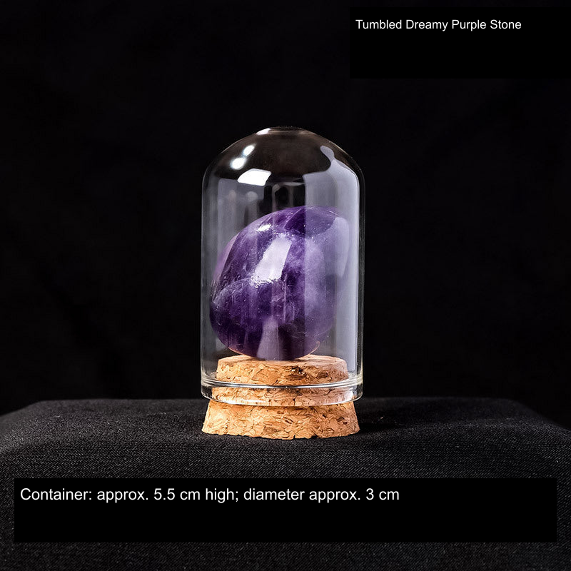 Actual mineral display SKU; English source material and container dimensions, physical specimen unchanged