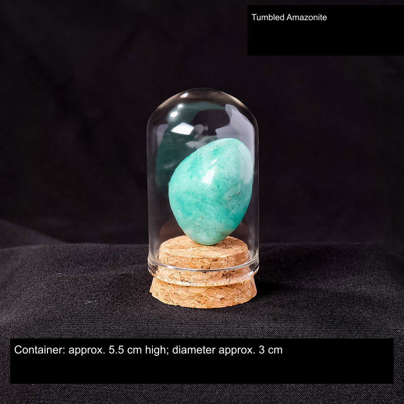 Actual mineral display SKU; English source material and container dimensions, physical specimen unchanged
