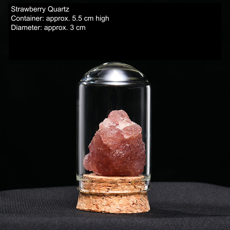 Actual mineral display SKU; English source material and container dimensions, physical specimen unchanged