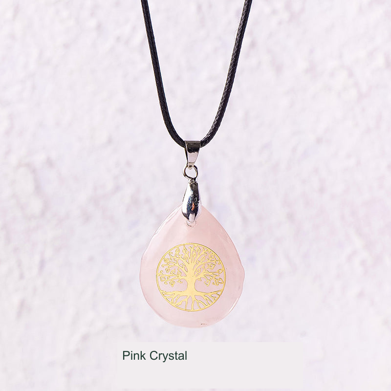 Actual pendant SKU photograph; original product, cord and tree detail preserved, equivalent English source label