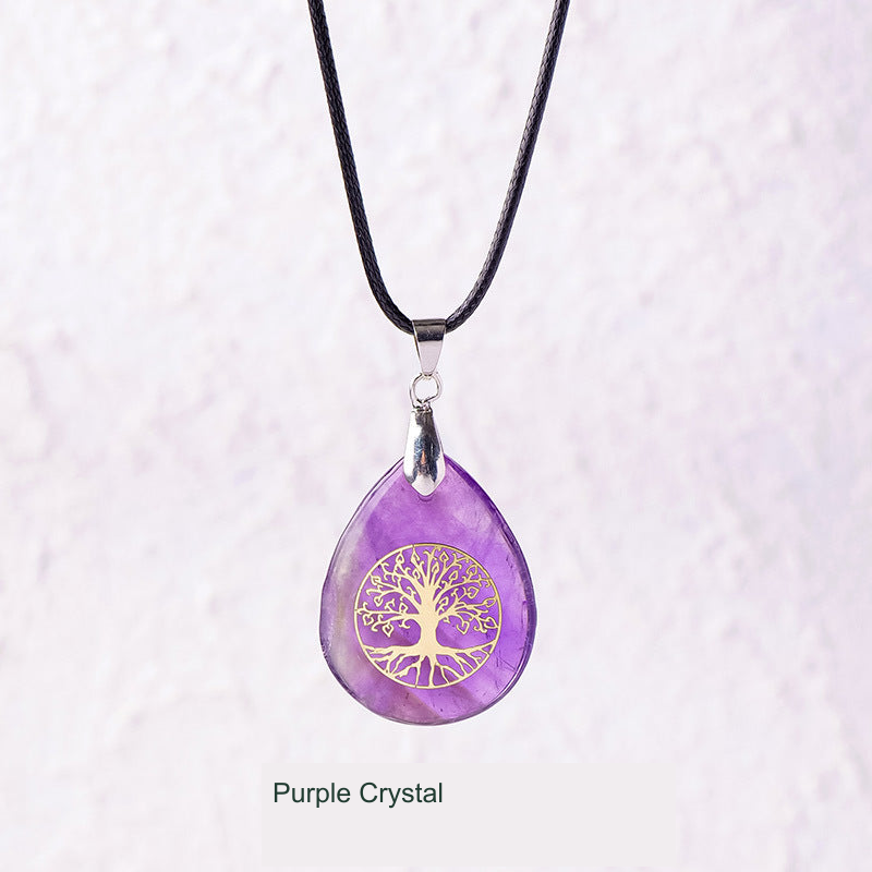 Actual pendant SKU photograph; original product, cord and tree detail preserved, equivalent English source label