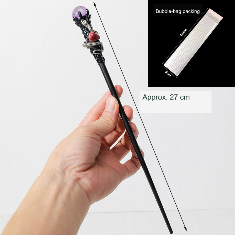 Original actual wand photograph; equivalent English captions only