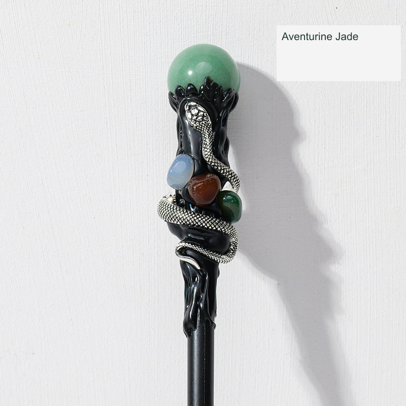Original actual wand photograph; equivalent English captions only