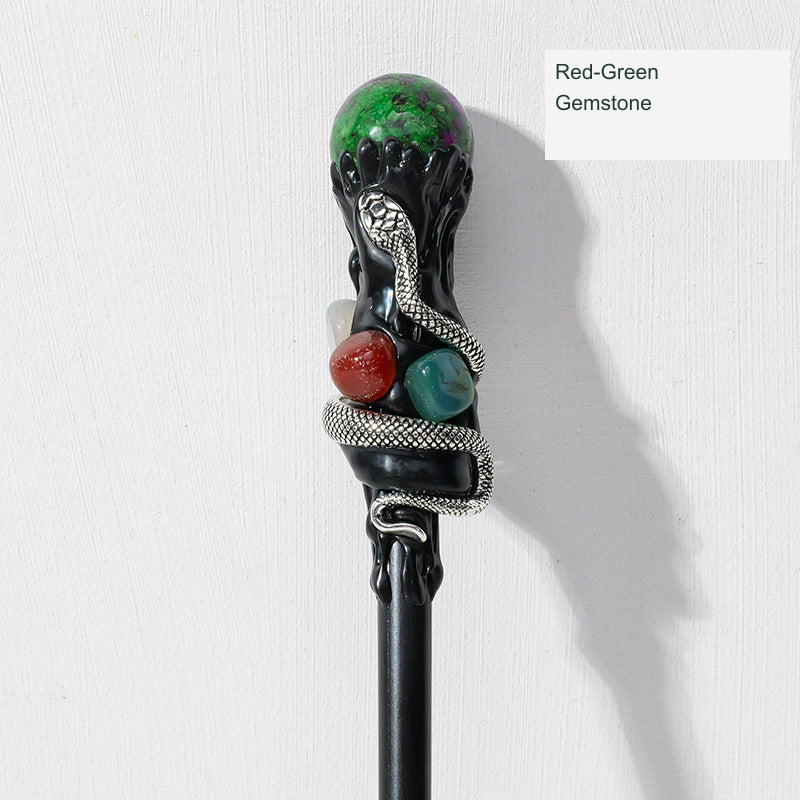 Original actual wand photograph; equivalent English captions only