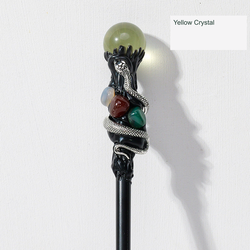 Original actual wand photograph; equivalent English captions only