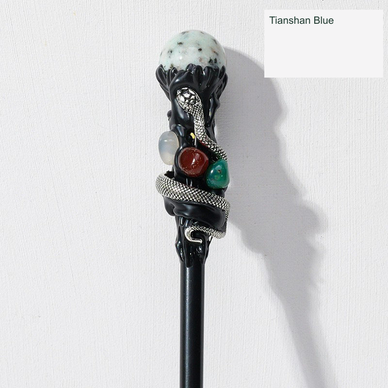 Original actual wand photograph; equivalent English captions only