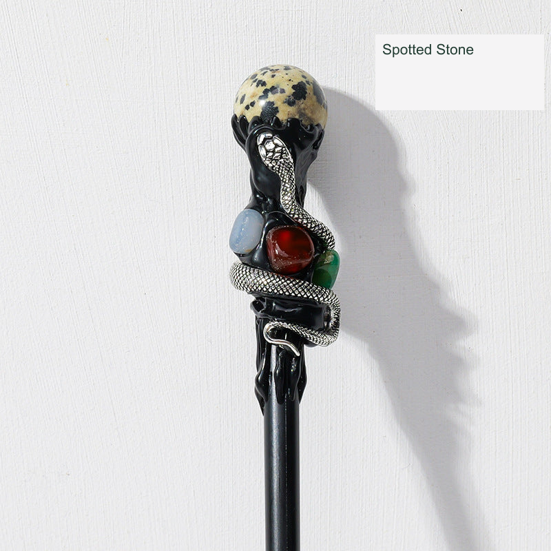 Original actual wand photograph; equivalent English captions only